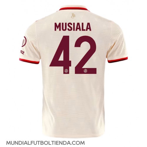 Camiseta Bayern Munich Jamal Musiala #42 Tercera Equipación Replica 2024-25 mangas cortas